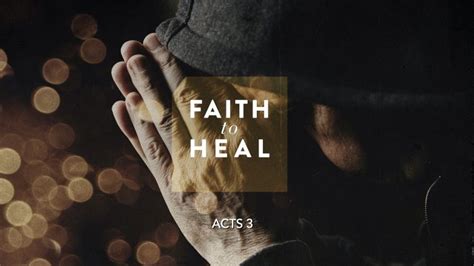 Acts 3 Faith To Heal West Palm Beach Church Of Christ