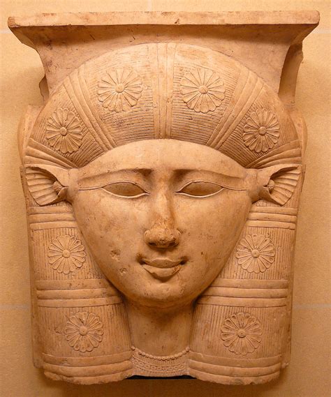 Goddess Hathor Visage de la déesse Hathor aux oreilles de Flickr