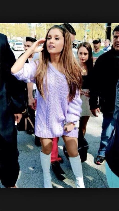 Dress Purple Dress Ariana Grande Purple Sweater Wheretoget
