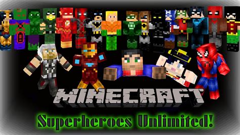 Minecraft Mod Mania Super Heroes Unlimited Mod 162 Youtube