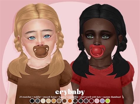 Thecrybabystore Crybaby Toddler Hair Maxis Emily Cc Finds