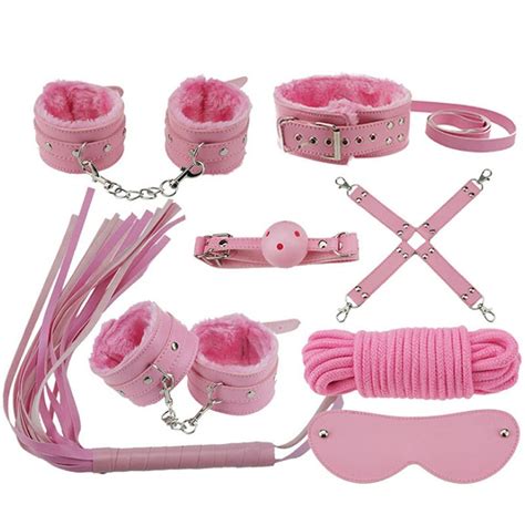leather bandage fetish restraint bondage set rope ball handcuffs bondage tools rope bondages