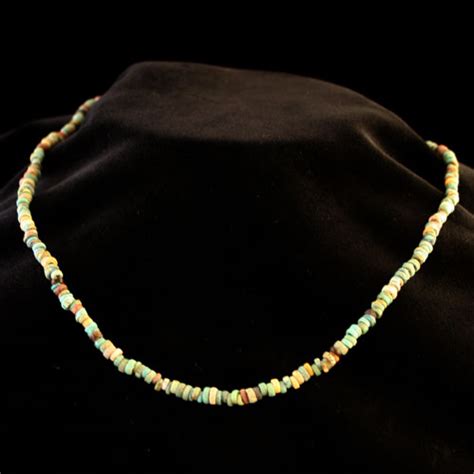 Egyptian New Kingdom Faience Bead Necklace Fj 4687 For Sale Classifieds