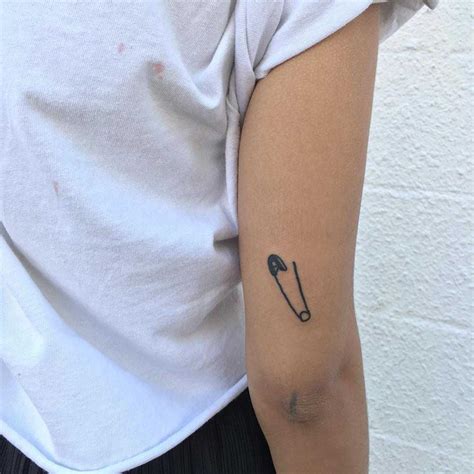 Safety Pin By Tattooist Yeahdope Inked On The Right Arm Safety Pin