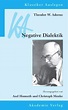 Theodor W. Adorno: Negative Dialektik