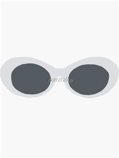 Clout Goggles Sticker By Camitalla Redbubble