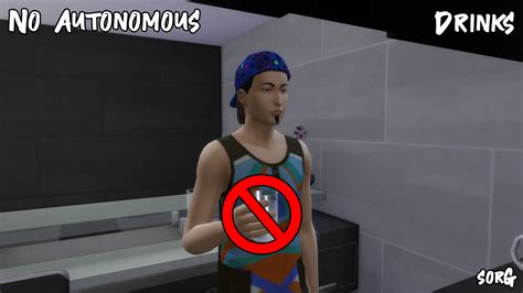 No Autonomous Drinks Mod Sims 4 Mod Mod For Sims 4