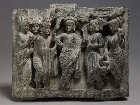 Birth Of The Buddha Kushan Period Pakistan Ancient Region Of Gandhara Probably Takht I Bahi