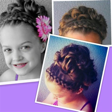 Pin By Ashley Duncan On Hair Dance Hairstyles Flower Girl Hairstyles