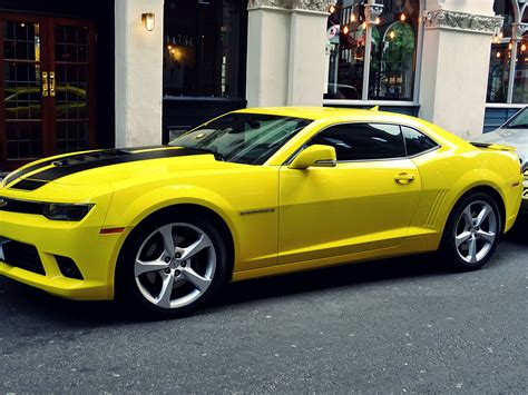 Yellow Chevrolet Camaro Ss Hd Wallpaper Wallpaper Flare