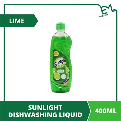 Sunlight Dishwashing Liquid Lime 400ml Shopee Malaysia