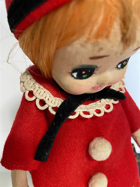 Vintage 1960s Mod Dakin Dream Doll Posable Red Dress Etsy