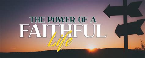 The Power Of A Faithful Life Part 2 Deeper Life Bible Church Oak Park