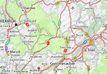 MICHELIN-Landkarte Echternach - Stadtplan Echternach - ViaMichelin