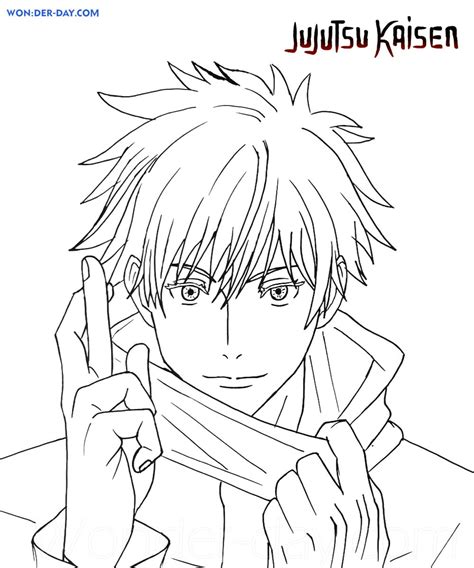 Jujutsu Kaisen Coloring Pages Printable Coloring Pages