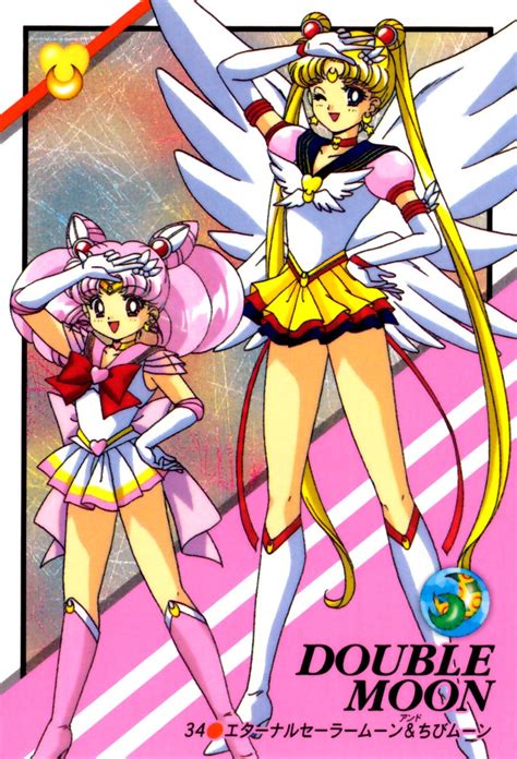 Super Sailor Chibi Moon And Eternal Sailor Moon Sailor Mini Moon