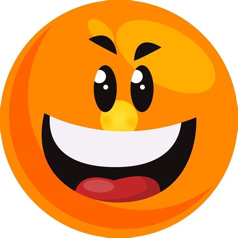 Evil Laugh Emoji Illustration Vector On White Background 12269134