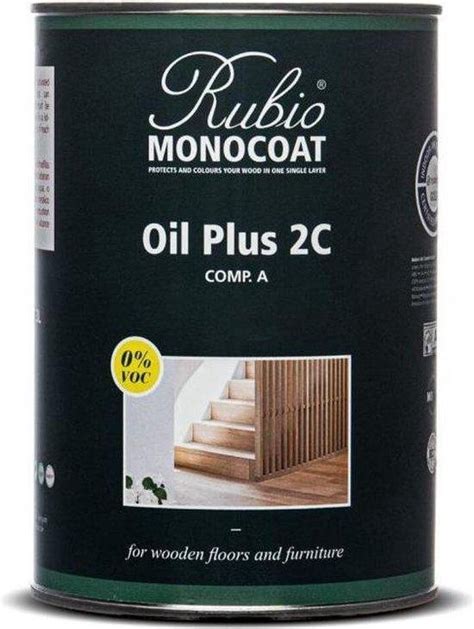 Rubio Monocoat Oil 2c Comp A Gold Metalen Blik 1 L Kleur