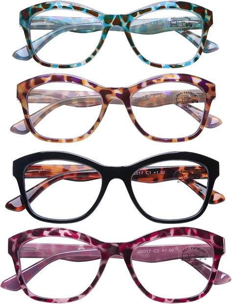 Aqwano Oversized Cat Eye Computer Reading Glasses Blue Light Blocking