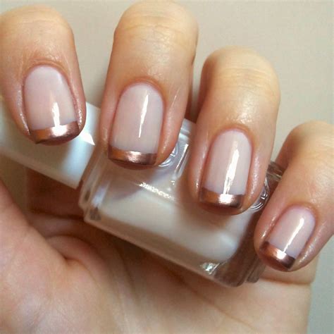 Nails Always Polished Rose Gold French Manicure French Nail Designs