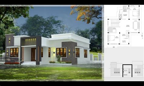 700 Sq Ft 2bhk Contemporary Style Single Storey House