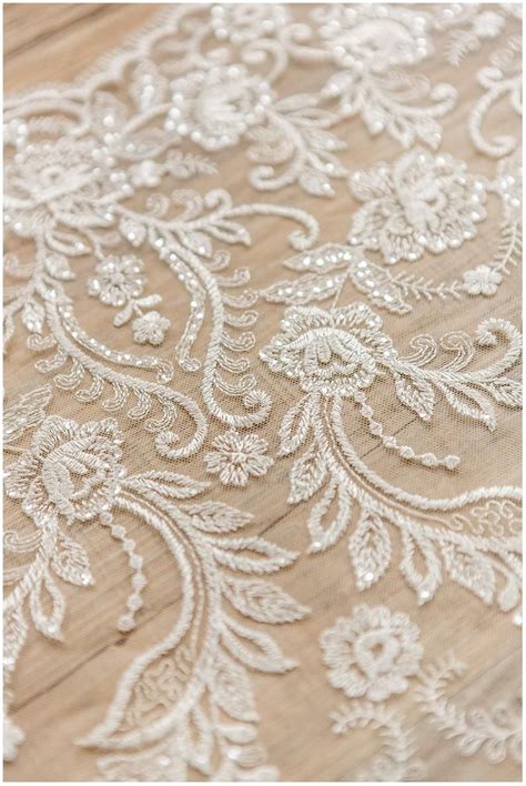 Soft Floral Lace Fabric Wedding Lace Fabric Bridal Lace Etsy Tambour