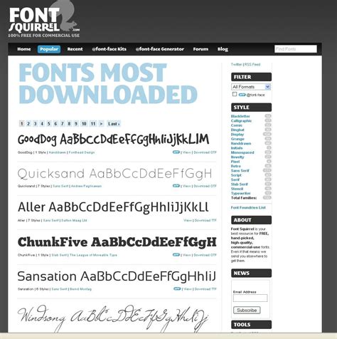Free Fonts For Commercial Use Blog