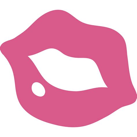 Emoticon Pink Kiss Transparent Png Stickpng