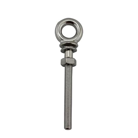 Stainless Steel Marine Grade Lifting Eye Bolts Long Shank Nut Washer