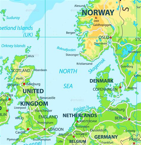 Top 91 Images Where Is The North Sea On A Map Excellent