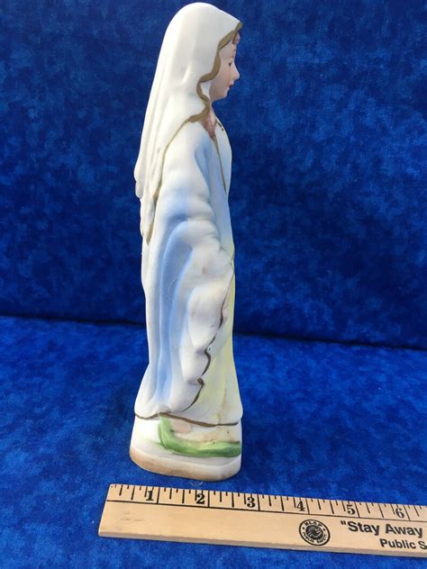 Vintage Virgin Mary Standing On A Snake Etsy