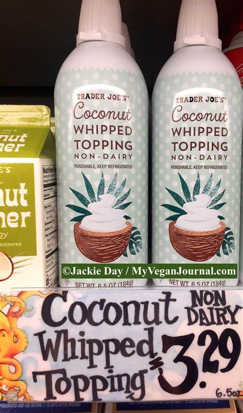 Trader Joe S Coconut Whipped Topping My Vegan Journal