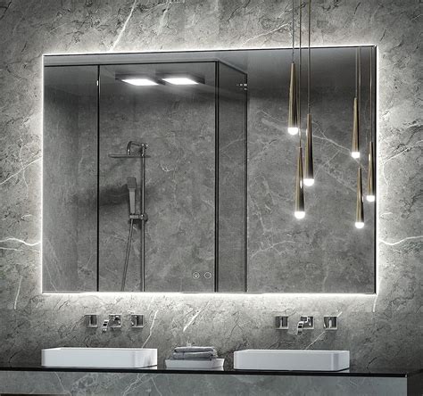 Keonjinn 48 X 36 Inch Backlit Mirror Bathroom Led Philippines Ubuy
