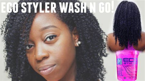 Wash N Go Using Eco Styler Gel Video Eco Styler Gel Natural