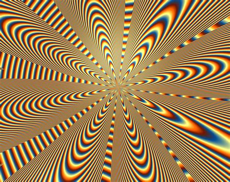 Artistic Psychedelic Digital Art Optical Illusion Pattern 4k