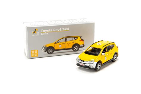 Tiny Toyota Rav4 Taxi Taiwan Member Exclusive Scale 164 Diecast Car In