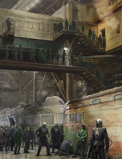 Dystopia Arrested At Train Station By Filip Dudek I Really Should