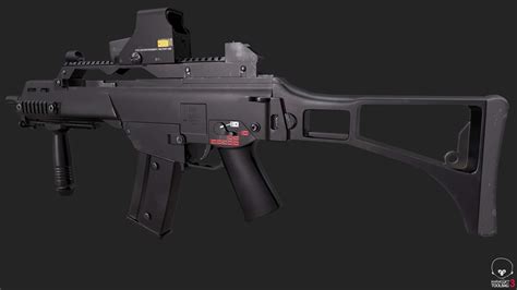 Heckler And Koch G36c Assault Rifle 3d Model By Fadhilvic61