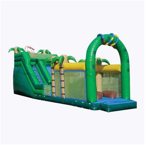 Tropical Obstacle Course Jump Around Party Jumpers
