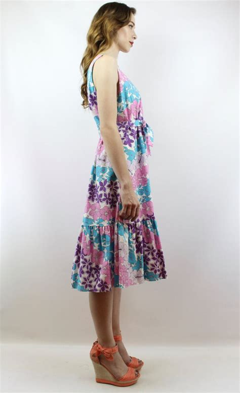 Floral Dress Summer Dress 70s Dress 70s Sundress Vintage 70s Etsy