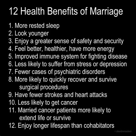 Marriage Is Good Medicine David M Masters