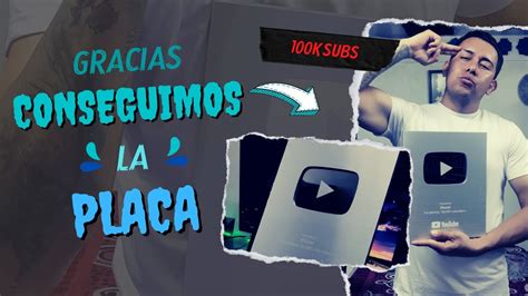 Xhuzer Placa De Plata Especial 100k Subs Youtubecreatorawards