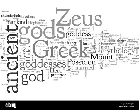 Greek Gods Titans Stock Vector Images Alamy