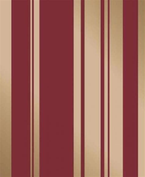 Pink And Gold Striped Wallpaper