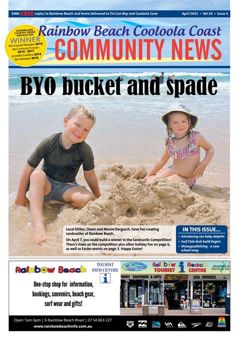 Rainbow Beach Community News April 2021 By Rainbow Beach Community News