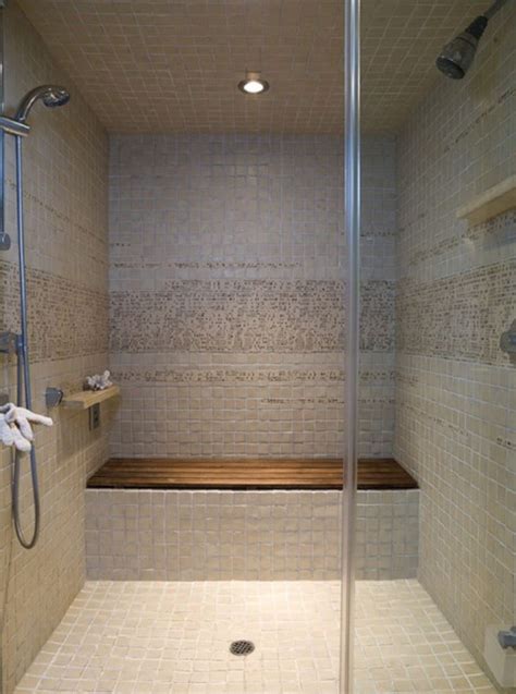 I was originally planning on framing in the bench completely (from the seat itself to the floor) and tiling around the. 30+ Best Walk in Showers Ideas | Shower seat, Modern ...
