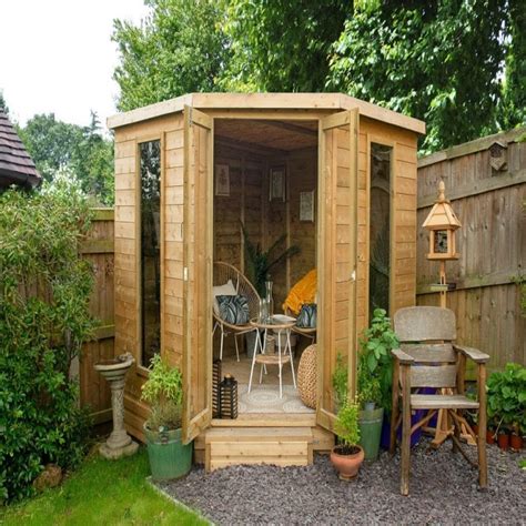 Arlington Premium Tongue And Groove Corner Summerhouse Landscaping From
