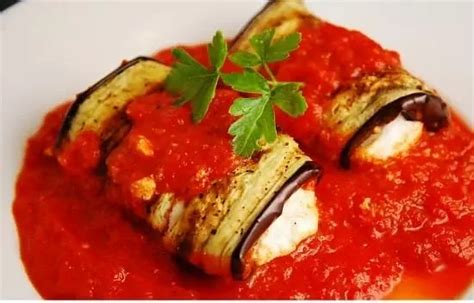 Goat Cheese Stuffed Eggplant Rolls 3 Points Laaloosh