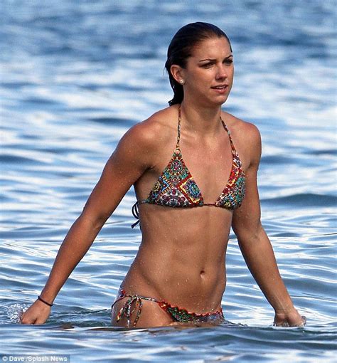 Thickleash Team Usa Soccer Champ Alex Morgan Displays Her Gold Medal Bikini Body In Hawaii