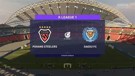 Fifa 21 Pohang Steelers Vs Daegu Fc K League 1 Full Gameplay